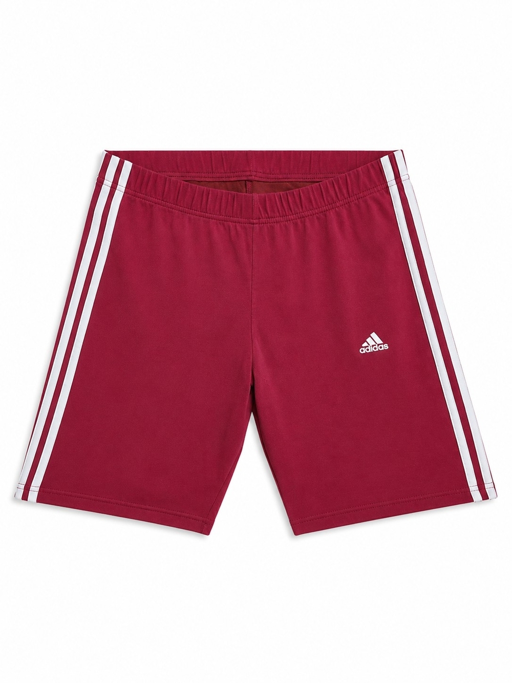 adidas Women's Maroon 3-Stripes Bike Shorts Size XL